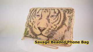 Tas Tangan Selempang Bubbles & Bliss Tas telepon Baeded Tas Tangan Selempang Savage