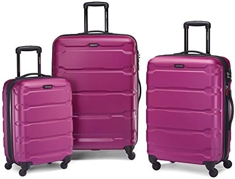 Omni PC Hardside Bagasi yang dapat diperluas dengan roda spinner, carry-on 20 inci, Teal