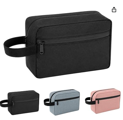 Tas Toiletries Gantung Pria Wanita Makeup Organizer Pink | Tas Toiletries Tahan Air untuk Perlengkapan Mandi, Alat Cukur & Tas Organizer Kosmetik Gantung, untuk Perjalanan, Kamar Mandi, Hadiah