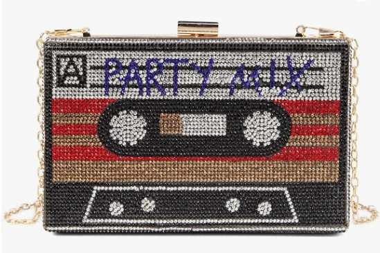 Wanita Retro Crossbody Tas Rhinestone Fun Unik Evening Clutch Tas untuk Wanita