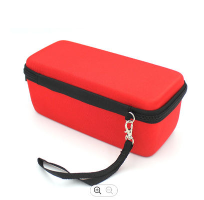 Shockproof Pu Kulit EVA Speaker Case Pantone Warna Mesh Pocket Eva Hard Case Shockproof Speaker Case/Bag Dengan Tali BY PU Kulit Bahan