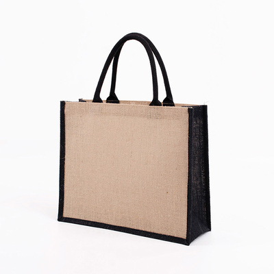 Laminasi Goni Goni Belanja Tote Bags Pelapis Pelapis Dapat Digunakan Kembali