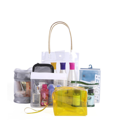 Tas Penyimpanan Kosmetik TPU PVC Transparan Timbul, Kasus Kemasan Perjalanan
