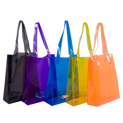 Transparan Tote PVC Tas Penyimpanan Kosmetik Cuci Case untuk Makeup Perjalanan