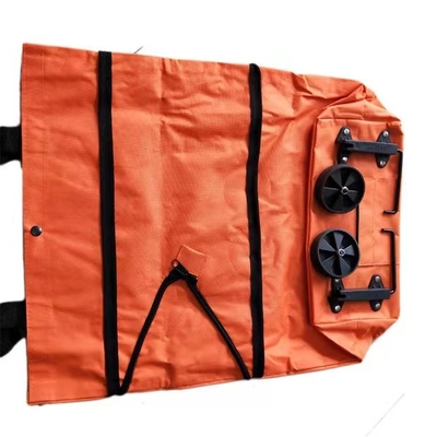 Tas Belanja Kain Lipat 600D Ukuran Tas Tote Wheel Dapat Diperpanjang