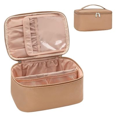 Hand Wash Beauty Essentials Bag Featuring 3 Compartment Perfect Organizer for Cosmetics Toiletries dan Barang Pribadi