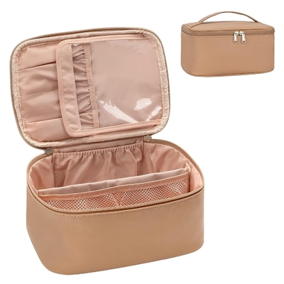 PU Kulit Waterproof Tas Kosmetik penyimpanan Tas tangan
