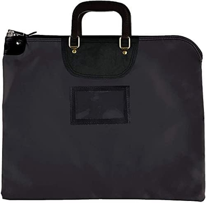 Amazon hotsales Waterproof Cash Bag dengan Kunci dan 2 Kunci, Kunci Kantong Kurir dengan Genggam