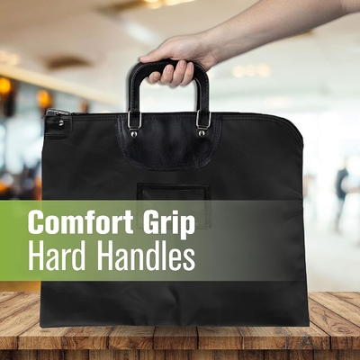 Amazon hotsales Waterproof Cash Bag dengan Kunci dan 2 Kunci, Kunci Kantong Kurir dengan Genggam