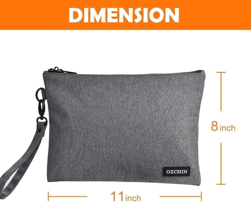 Tas Uang Panas dengan Kunci, Tas Bank Kunci, Tas Uang untuk Uang Tunai, Tas Waterproof untuk Uang Tunai Dengan Zipper, untuk Uang Tunai, Seluler