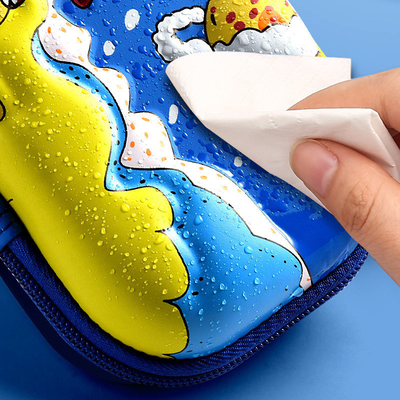 Pencil Case 3D EVA Space Pencil Box Galaxy Pencil Case Astronaut Pencil Punch Blue Cartoon Pencil Holders Besar