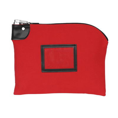 12W X 9H - LOCKING DEPOSIT BAG - 14OZ kanvas kapas