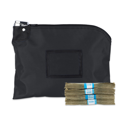 Tas Deposit Kunci Nylon Laminasi - 12W X 9H - Siap untuk dikirim