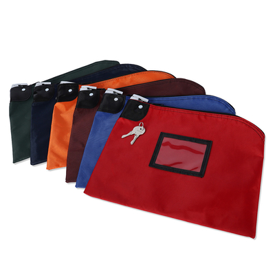 Tas Deposit Kunci Nylon Laminasi - 12W X 9H - Siap untuk dikirim