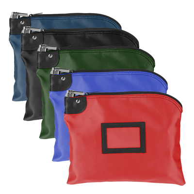 Tas Deposit Kunci Nylon Laminasi - 12W X 9H - Siap untuk dikirim