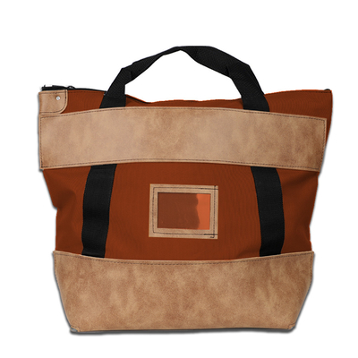 1000d Nylon Dengan Kulit Kunci Kantong Kurir - 22w X 18h X 7d - Made-to-Order