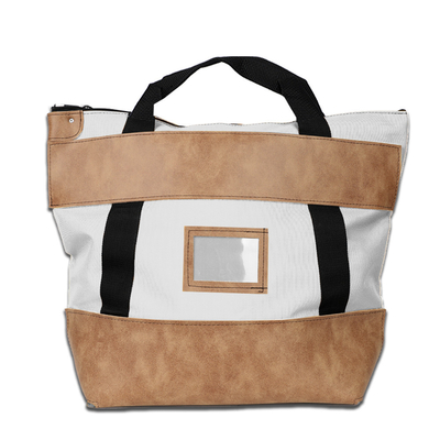 1000d Nylon Dengan Kulit Kunci Kantong Kurir - 22w X 18h X 7d - Made-to-Order