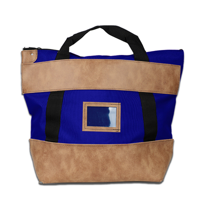 1000d Nylon Dengan Kulit Kunci Kantong Kurir - 22w X 18h X 7d - Made-to-Order
