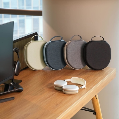 Smart Case untuk Apple AirPods Max Mendukung Mode Tidur, Hard Organizer Portable Carry Travel Cover Storage Bag