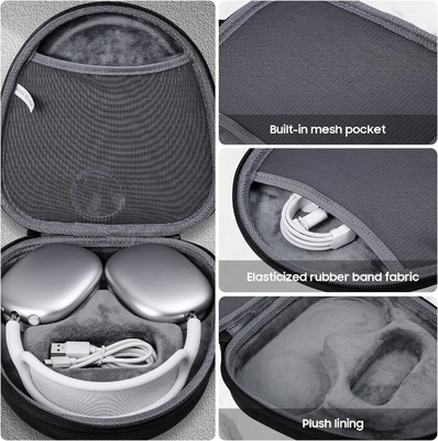 Airpods Max Case, Hard Headphone Case Storage Bag, Anti-Goresan dan Anti-Bubuk Portable Travel Case Bag Bag untuk Airpod