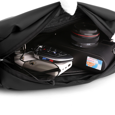 Tas tas magnetik tas dada pria crossbody tas dada multi-fungsi fashion senior sense pria Fanny pack