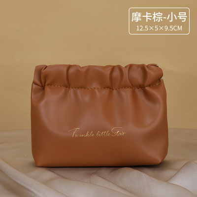 PU tas penyimpanan lipstik tangan dengan tangan dengan handuk menstruasi tas lipstik penggantian krim make-up tas perjalanan tas toilet