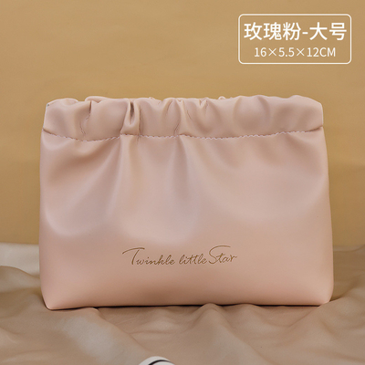 PU tas penyimpanan lipstik tangan dengan tangan dengan handuk menstruasi tas lipstik penggantian krim make-up tas perjalanan tas toilet
