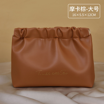 PU tas penyimpanan lipstik tangan dengan tangan dengan handuk menstruasi tas lipstik penggantian krim make-up tas perjalanan tas toilet