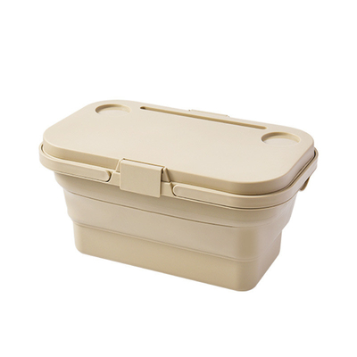 Outdoor Spring Camping COLLAPSABLE Storage Box Folding Table PICNIC PORTABLE Storage Basket Basket datang dengan