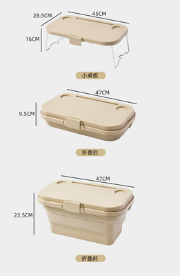 Outdoor Spring Camping COLLAPSABLE Storage Box Folding Table PICNIC PORTABLE Storage Basket Basket datang dengan