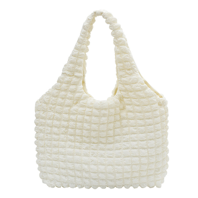 NEW FEMALE CLOUD PUFF BLOWER BAG BAG KELUARAN wanita kanvas musim panas tas tangan sederhana