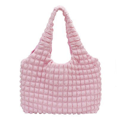 NEW FEMALE CLOUD PUFF BLOWER BAG BAG KELUARAN wanita kanvas musim panas tas tangan sederhana