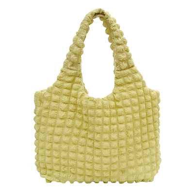 NEW FEMALE CLOUD PUFF BLOWER BAG BAG KELUARAN wanita kanvas musim panas tas tangan sederhana