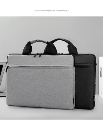 Tas Laptop 14/15.6-inci Tas Tangan Tepal Buktinya, Buktinya dan Buktinya Kertas Komputer