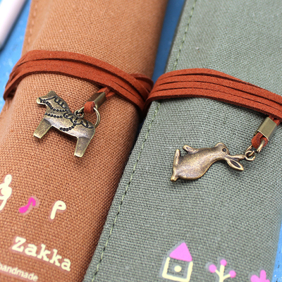 Fresh AND FASHIONABLE Kapasitas besar PEN BAG PENCIL KASE Sederhana Kreatif Junior SMA Laki-laki dan Wanita kanvas pensil