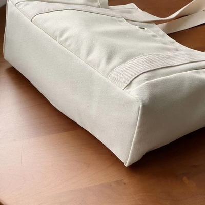 Kantong kanvas Tote keluar kanvas semua-dalam-satu pekerjaan tingkat penampilan tinggi perjalanan kapasitas besar siswa seni tunggal bahu