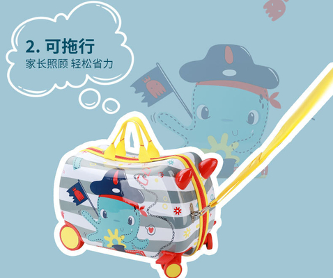 BOX TROLLEY MULTI-FUNCTIONAL anak-anak NEW RIDING Koper MULTI-WHEEL CARTOON bayi Koper Riding