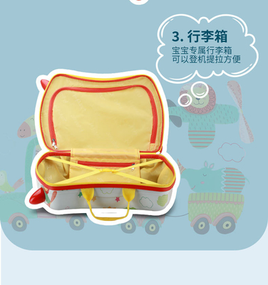 BOX TROLLEY MULTI-FUNCTIONAL anak-anak NEW RIDING Koper MULTI-WHEEL CARTOON bayi Koper Riding