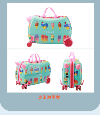 BOX TROLLEY MULTI-FUNCTIONAL anak-anak NEW RIDING Koper MULTI-WHEEL CARTOON bayi Koper Riding