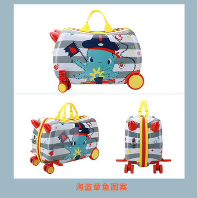 BOX TROLLEY MULTI-FUNCTIONAL anak-anak NEW RIDING Koper MULTI-WHEEL CARTOON bayi Koper Riding