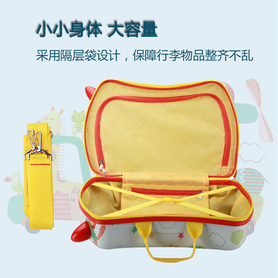 BOX TROLLEY MULTI-FUNCTIONAL anak-anak NEW RIDING Koper MULTI-WHEEL CARTOON bayi Koper Riding
