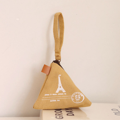 Pribadi Kreatif Retro ZONGZI Koin Dompet Wanita MINI Kanvas Seni Cute Koin Tas Kunci Tas