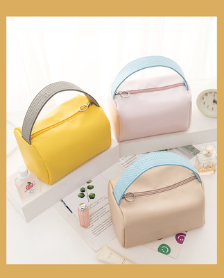 BAG MAKEUP PORTABLE BARU KAPASITAS besar CANDY COLOR BAG TOILETRI PORTABLE SUNDRIES ORGANISASI BAG MAKEUP penyimpanan
