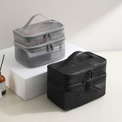 BAG MAKEUP GAUZE BARU KAPASITAS BESAR BAG TOILETRI PORTABLE SIMPLE BAG GANDANG BAG kosmetik portabel