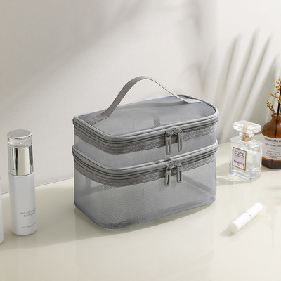 BAG MAKEUP GAUZE BARU KAPASITAS BESAR BAG TOILETRI PORTABLE SIMPLE BAG GANDANG BAG kosmetik portabel