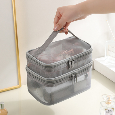 BAG MAKEUP GAUZE BARU KAPASITAS BESAR BAG TOILETRI PORTABLE SIMPLE BAG GANDANG BAG kosmetik portabel