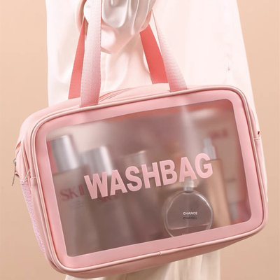 Kapasitas besar pemisahan kering dan basah tas make-up kosmetik portabel wanita tas penyimpanan 2024 tas toilet baru tas perjalanan
