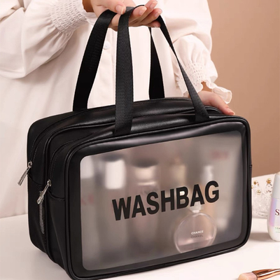 Kapasitas besar pemisahan kering dan basah tas make-up kosmetik portabel wanita tas penyimpanan 2024 tas toilet baru tas perjalanan