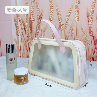 Kapasitas besar pemisahan kering dan basah tas make-up kosmetik portabel wanita tas penyimpanan 2024 tas toilet baru tas perjalanan