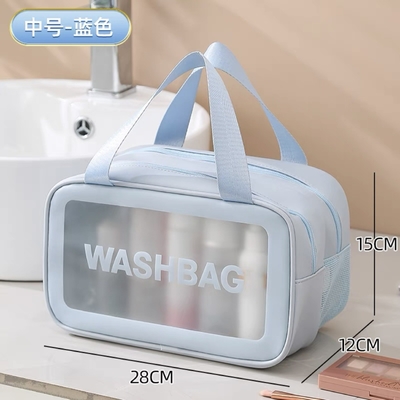 Kapasitas besar pemisahan kering dan basah tas make-up kosmetik portabel wanita tas penyimpanan 2024 tas toilet baru tas perjalanan